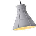 ΦΩΤΙΣΤΙΚΟ ΚΡΕΜΑΣΤΟ ΤΣΙΜΕΝΤΟ ΓΚΡΙ 1XE27 MAX 40W 200X200X210mm ARTE ILLUMINA ARME - Image 4