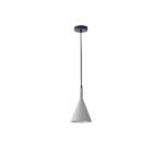 ΦΩΤΙΣΤΙΚΟ ΚΡΕΜΑΣΤΟ ΤΣΙΜΕΝΤΟ 1XE27 MAX 15W 150X150X250mm ΓΚΡΙ ARTE ILLUMINA YESO - Image 2