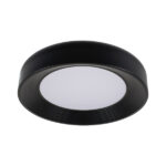 ΠΛΑΦΟΝΙΕΡΑ ΜΕΤΑΛΛΙΚΗ 3000K 2262Lm  500x500x100mm  ΜΑΥΡΟ ARTE ILLUMINA UPON - Image 2