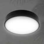 ΠΛΑΦΟΝΙΕΡΑ ΣΤΡΟΓΓΥΛΗ LED 24W Φ30 4000Κ IP54 ΜΑΥΡΗ ARTE ILLUMINA - Image 2