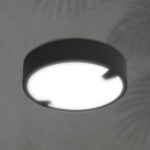 ΠΛΑΦΟΝΙΕΡΑ ΣΤΡΟΓΓΥΛΗ ΛΕΥΚΟ-ΜΑΥΡΟ LED 11W Φ17 4000Κ IP65 ARTE ILLUMINA - Image 2