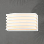 ΑΠΛΙΚΑ ΤΟΙΧΟΥ ΟΒΑΛ Ε27 MAX 20W 200X100X90mm ΛΕΥΚΗ ARTE ILLUMINA - Image 2