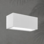 ΑΠΛΙΚΑ ΤΟΙΧΟΥ 2XΕ27 250X110X10 IP54 ΛΕΥΚΗ  UP DOWN ARTE ILLUMINA AMIGO - Image 2