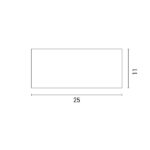 ΑΠΛΙΚΑ ΤΟΙΧΟΥ 2XΕ27 250X110X10 IP54 ΛΕΥΚΗ  UP DOWN ARTE ILLUMINA AMIGO - Image 4