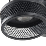 ΣΠΟΤ ΟΡΟΦΗΣ ΜΕ ΔΙΧΤΥ 1XGU10 MAX8W 165X100X152mm ΜΑΥΡΟ ARTE ILLUMINA - Image 4