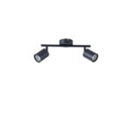 ΣΠΟΤ ΜΕΤΑΛΛΙΚΟ ΔΙΦΩΤΟ 2XGU10 Max 7W 300X80X155mm ΜΑΥΡΟ ARTE ILLUMINA OLYMP - Image 2