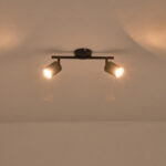 ΣΠΟΤ ΜΕΤΑΛΛΙΚΟ ΔΙΦΩΤΟ 2XGU10 Max 7W 300X80X155mm ΜΑΥΡΟ ARTE ILLUMINA OLYMP - Image 3