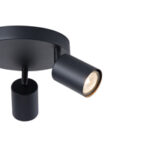 ΣΠΟΤ ΜΕΤΑΛΛΙΚΟ 3ΦΩΤΟ 3XGU10 Max 7W  Φ180X135mm  ΜΑΥΡΟ ARTE ILLUMINA OLYMP - Image 4