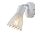ΣΠΟΤ ΜΕ ΔΙΧΤΥ 1XE14 Max 7W  D80XH125mm ΛΕΥΚΟ ARTE ILLUMINA MESHY - Image 4