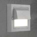 ΦΩΤΙΣΤΙΚΟ ΤΟΙΧΟΥ LED 6W 135X135X55 3CCT IP65 ΓΚΡΙ ARTE ILLUMINA SENARIO - Image 2