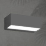 ΦΩΤΙΣΤΙΚΟ ΤΟΙΧΟΥ LED 12W 230X90X100 3CCT IP65 ΓΡΑΦΙΤΗΣ ARTE ILLUMINA LIMA - Image 2