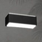 ΑΠΛΙΚΑ ΤΟΙΧΟΥ ΑΛΟΥΜΙΝΙΟΥ LED UPDOWN 10W ΜΑΥΡΗ ARTE ILLUMINA NIKITA - Image 2