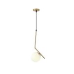 ΦΩΤΙΣΤΙΚΟ ΚΡΕΜΑΣΤΟ ΓΥΑΛΙ 1XE27 Max 15W 220X150X1460mm ΛΕΥΚΟ ARTE ILLUMINA ORBA