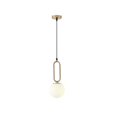 ΦΩΤΙΣΤΙΚΟ ΚΡΕΜΑΣΤΟ ΓΥΑΛΙ 1XE27 Max 15W 150X150X1430mm ΛΕΥΚΟ ARTE ILLUMINA ORBA