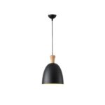 ΦΩΤΙΣΤΙΚΟ ΚΡΕΜΑΣΤΟ ΜΕΤΑΛΛΟ 1XΕ27 MAX 15W 230X230mm ΜΑΥΡΟ ARTE ILLUMINA SIMPLO