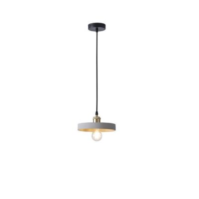 ΦΩΤΙΣΤΙΚΟ ΚΡΕΜΑΣΤΟ TΣΙΜΕΝΤΟ&ΜΕΤΑΛΛΟ 1XE27 MAX 40W 210X210X75mm ΓΚΡΙ ARTE ILLUMINA YESO