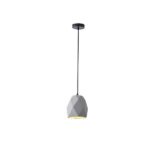 ΦΩΤΙΣΤΙΚΟ ΚΡΕΜΑΣΤΟ ΤΣΙΜΕΝΤΟ 1XE27  MAX 40W 160X160X170mm ΓΚΡΙ ARTE ILLUMINA ARME
