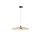 ΦΩΤΙΣΤΙΚΟ ΚΡΕΜΑΣΤΟ BAMBOO 1XE27 Max15w 475X1160mm ΜΠΕΖ ARTE ILLUMINA CROSSLINE