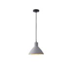 ΦΩΤΙΣΤΙΚΟ ΚΡΕΜΑΣΤΟ ΤΣΙΜΕΝΤΟ 1XE27 MAX 15W 240X240X200mm ΓΚΡΙ ARTE ILLUMINA YESO