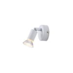 ΣΠΟΤ ΚΙΝΗΤΟ ΜΟΝΟΦΩΤΟ ΜΕΤΑΛΛΙΚΟ 1XGU10 Max 7W 600X80X130mm ΛΕΥΚΟ ARTE ILLUMINA VORRAS