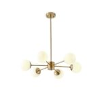 ΦΩΤΙΣΤΙΚΟ ΚΡΕΜΑΣΤΟ 6XΕ27 720X730mm ΛΕΥΚΟ ARTE ILLUMINA ORBA