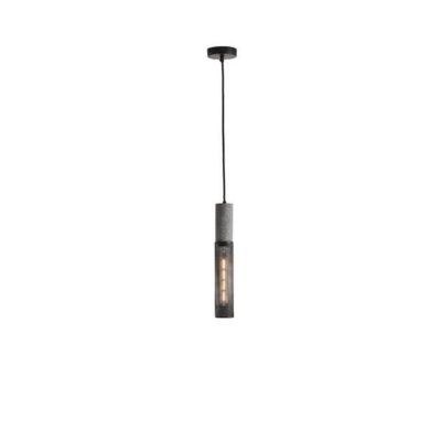 ΦΩΤΙΣΤΙΚΟ ΚΡΕΜΑΣΤΟ TΣΙΜΕΝΤΟ&ΜΕΤΑΛΛΟ 1XE27 MAX 40W 655X655X380mm ΜΑΥΡΟ ARTE ILLUMINA SCOURO