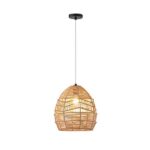 ΦΩΤΙΣΤΙΚΟ ΚΡΕΜΑΣΤΟ BAMBOO 1XE27  MAX 40W 300X300X300mm ΚΑΦΕ ARTE ILLUMINA AITHRA