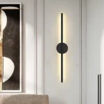 ΑΠΛΙΚΑ ΤΟΙΧΟΥ ΕΣΩΤΕΡΙΚΟΥ ΧΟΡΟΥ LED BASTON 220V ΜΑΥΡΟ-ΑΝΤΙΚΕ-ΧΡΥΣΟ-ΧΡΩΜΙΟ - Image 2