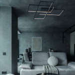 ΦΩΤΙΣΤΙΚΟ ΟΡΟΦΗΣ LED 90W 900X800X70 ΜΑΥΡΟ ARTE ILLUMINA - Image 2