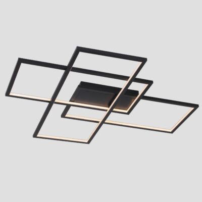 ΦΩΤΙΣΤΙΚΟ ΟΡΟΦΗΣ LED 90W 900X800X70 ΜΑΥΡΟ ARTE ILLUMINA