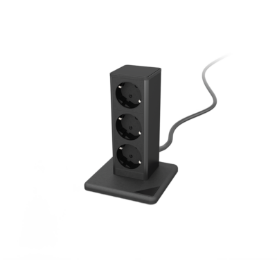 STAND UP 3xSHUKO SOCKET, BLACK