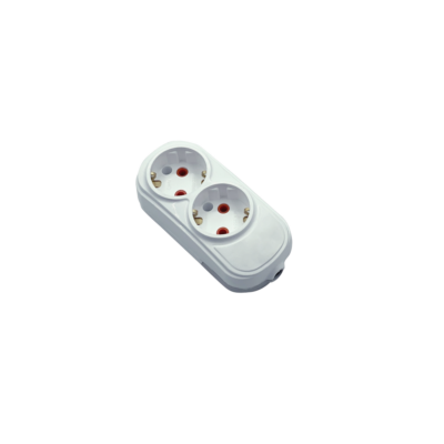 DOUBLE MULTISOCKET HF 16A, WHITE
