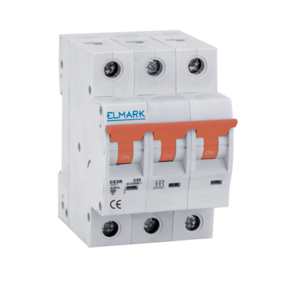 MINIATURE CIRCUIT BREAKER C63R 63A 3P 6kA CURVE C