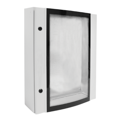 METAL DISTR. BOARD ELOX 50/40/15 TEMP. GLASS, IP55