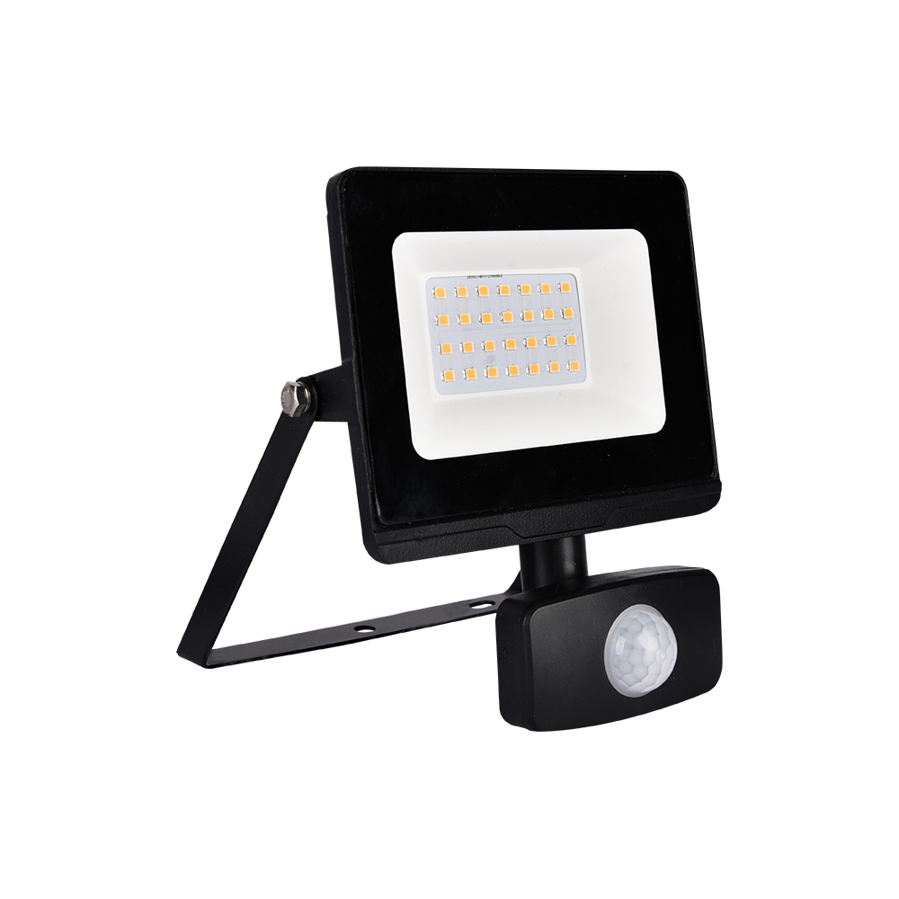 98OMEGA10SBLCW OMEGA10 LED FLOODLIGHT WITH SENSOR 10W 5500K IP65 - Image 1