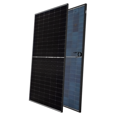 BIFACIAL HALF-CUT SOLAR PANEL N-TYPE 590W, BLACK