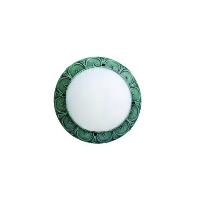 RITA CEILING FIXTURE 1XE27 IP66 ANTIQUE GREEN