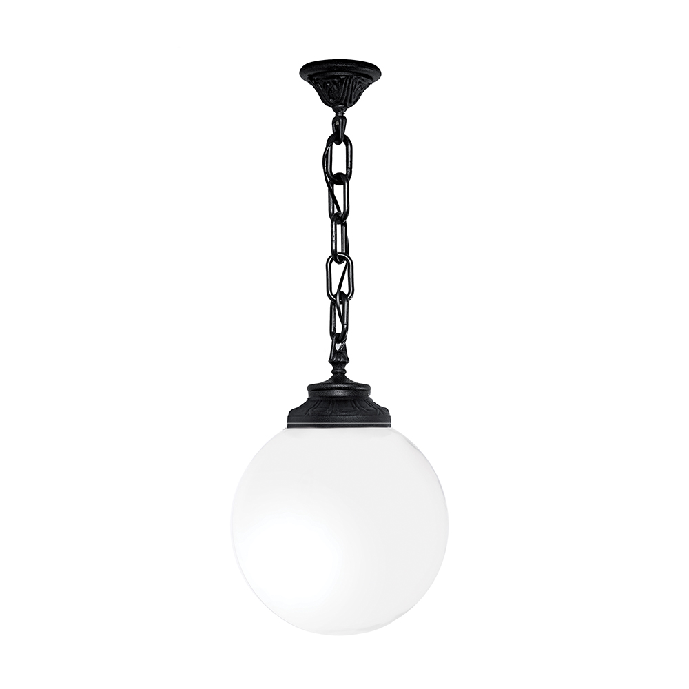 BL GLOBE 250 OPAL GARDEN HANGING LAMP 1XE27 IP55 BL - Image 1