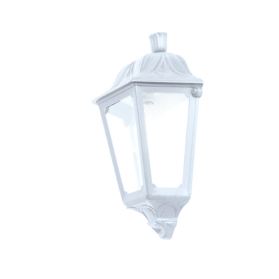 IESSE WALL HALF LANTERN 1XE27 IP55 WHITE